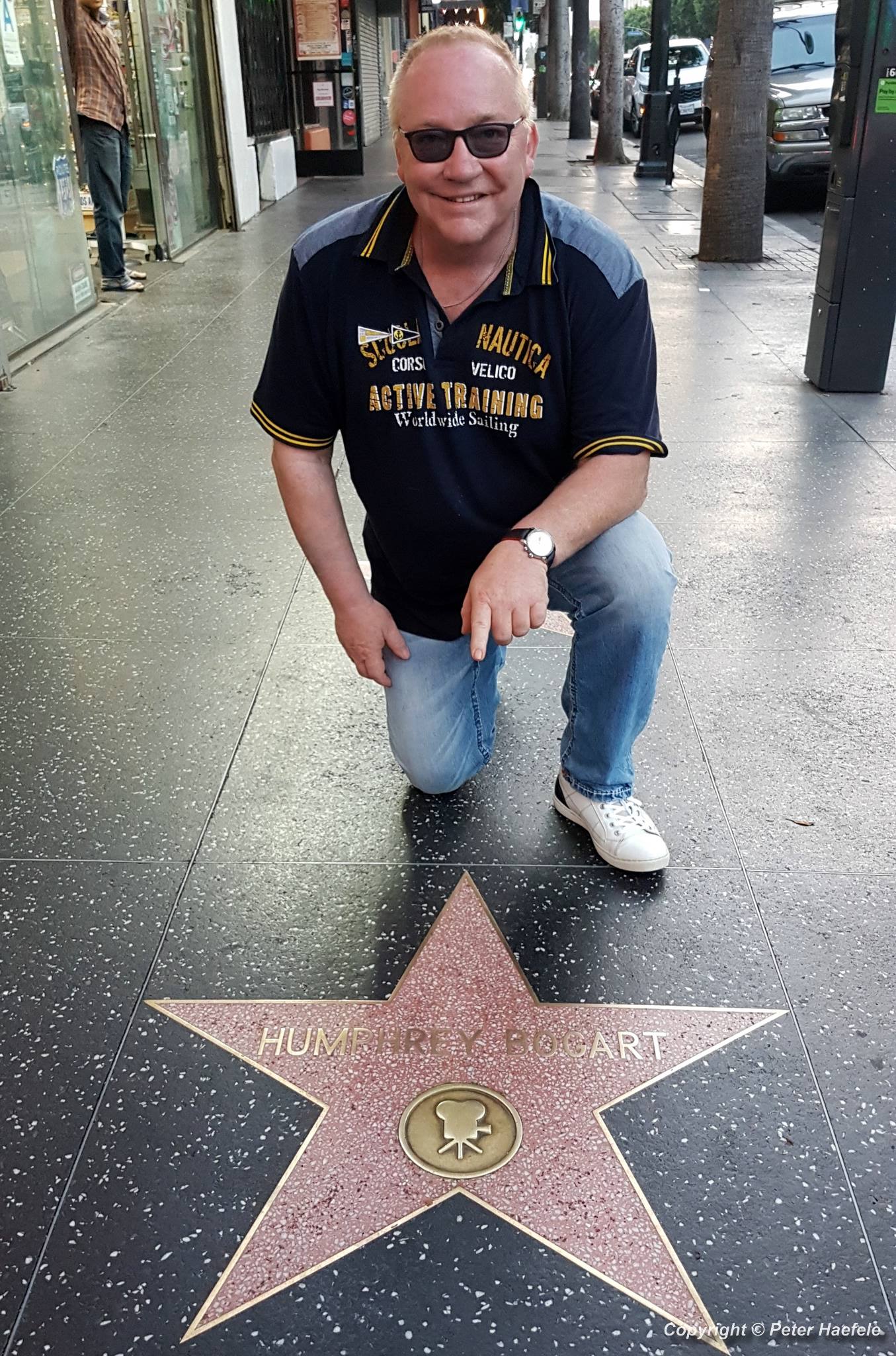 Roadtrip USA - Humphrey Bogart's star on the Hollywood Walk of Fame, 6322 Hollywood Blvd, Los Angeles, California