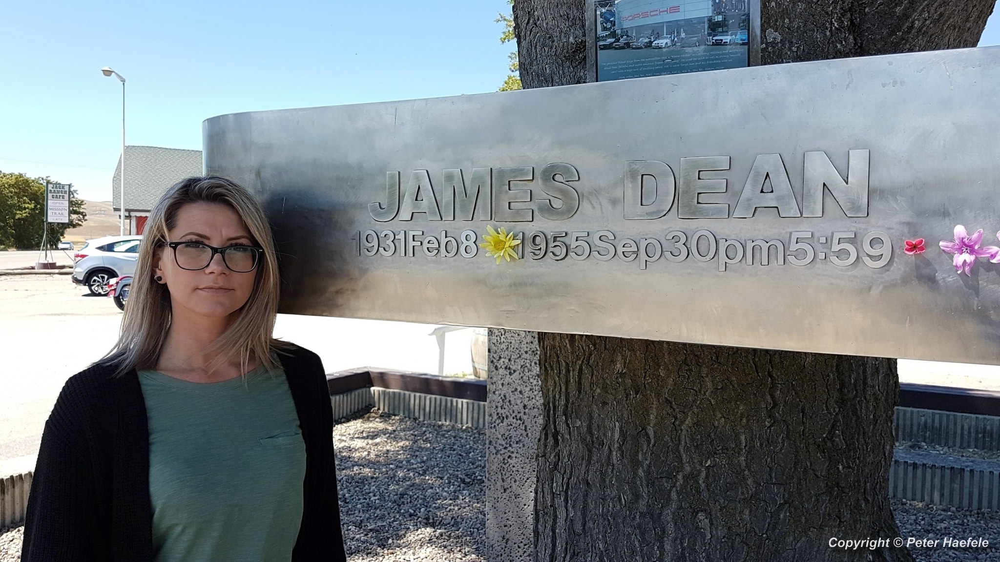 Das James Dean Memorial am Jack Ranch Cafe in Cholame - © Peter Haefele Fotografie 