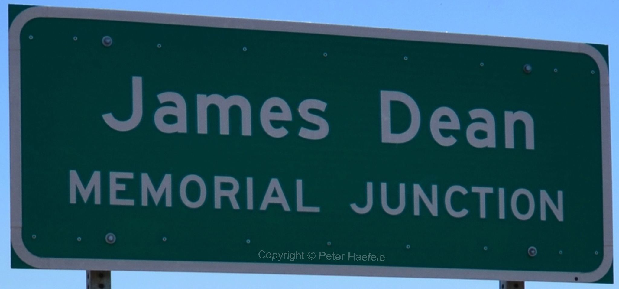 James Dean Memorial Junction - Cholame - California - © Peter Haefele Fotografie