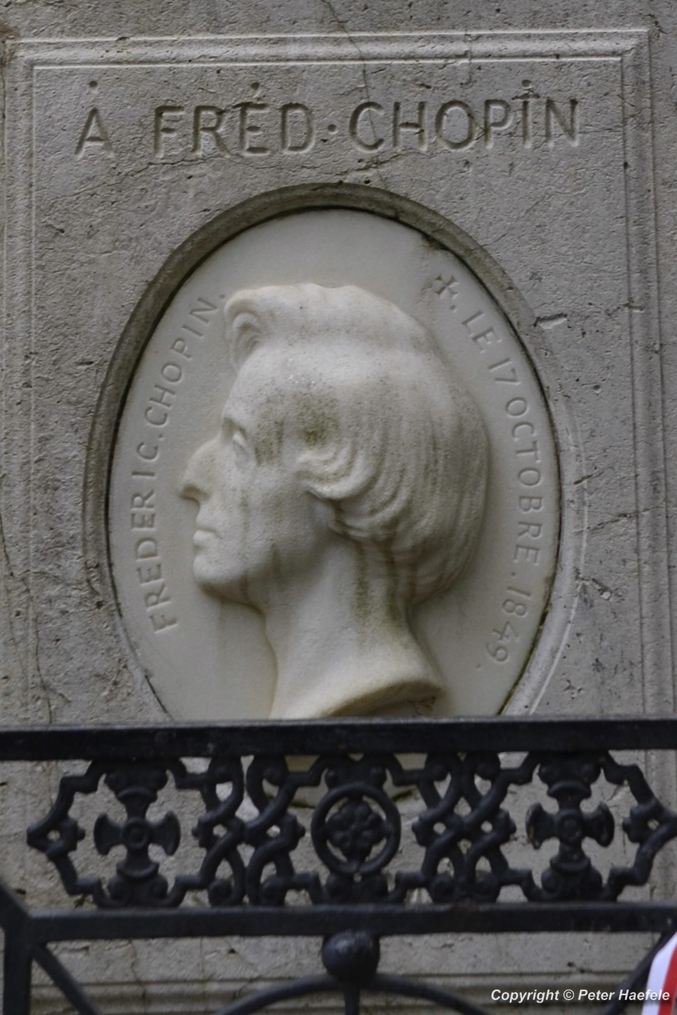 Das Grab von Frédéric Chopin - Père Lachaise, Paris, Frankreich - © Peter Haefele Fotografie
