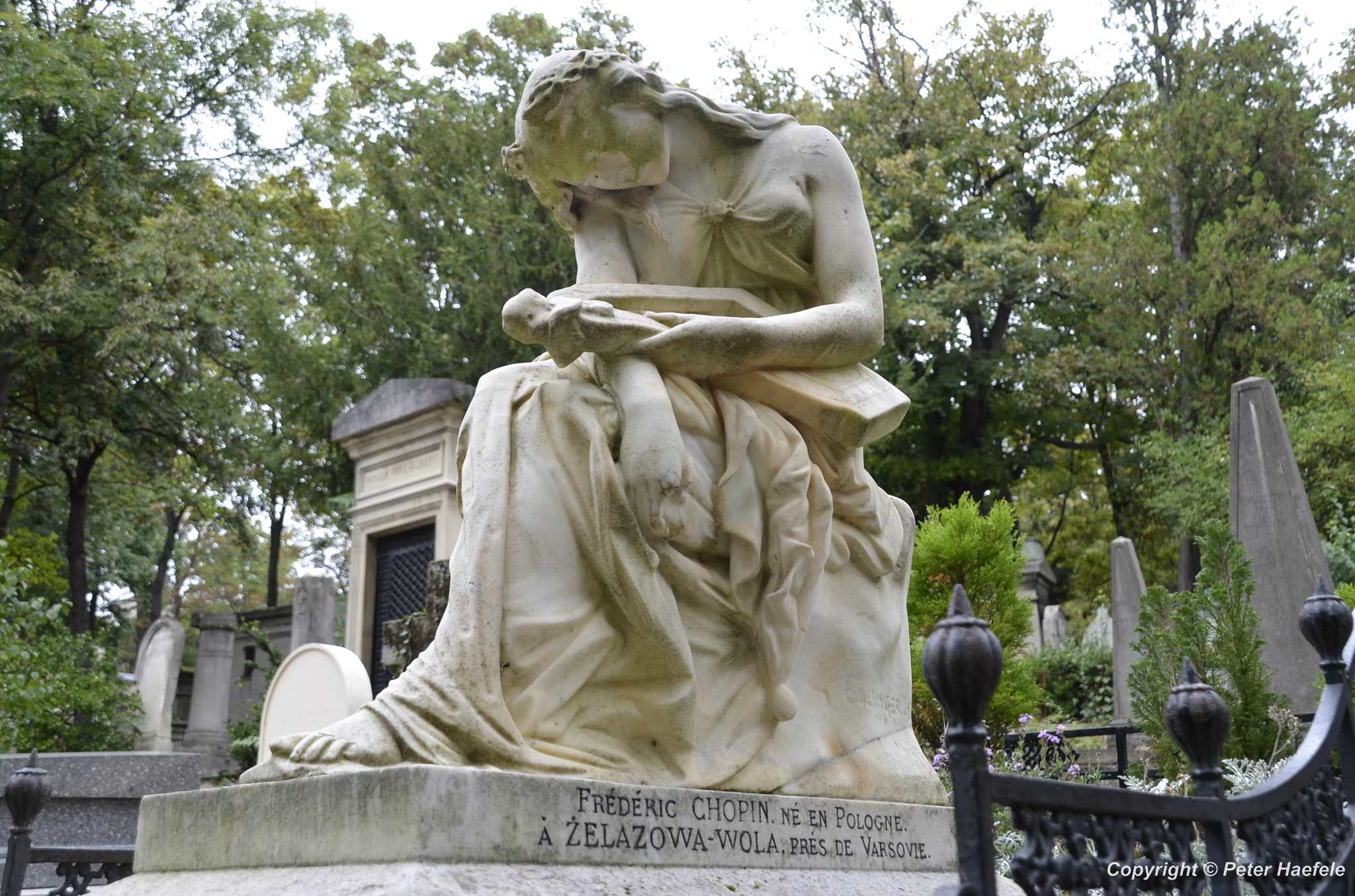 Das Grab von Frédéric Chopin - Père Lachaise, Paris, Frankreich -  © Peter Haefele Fotografie