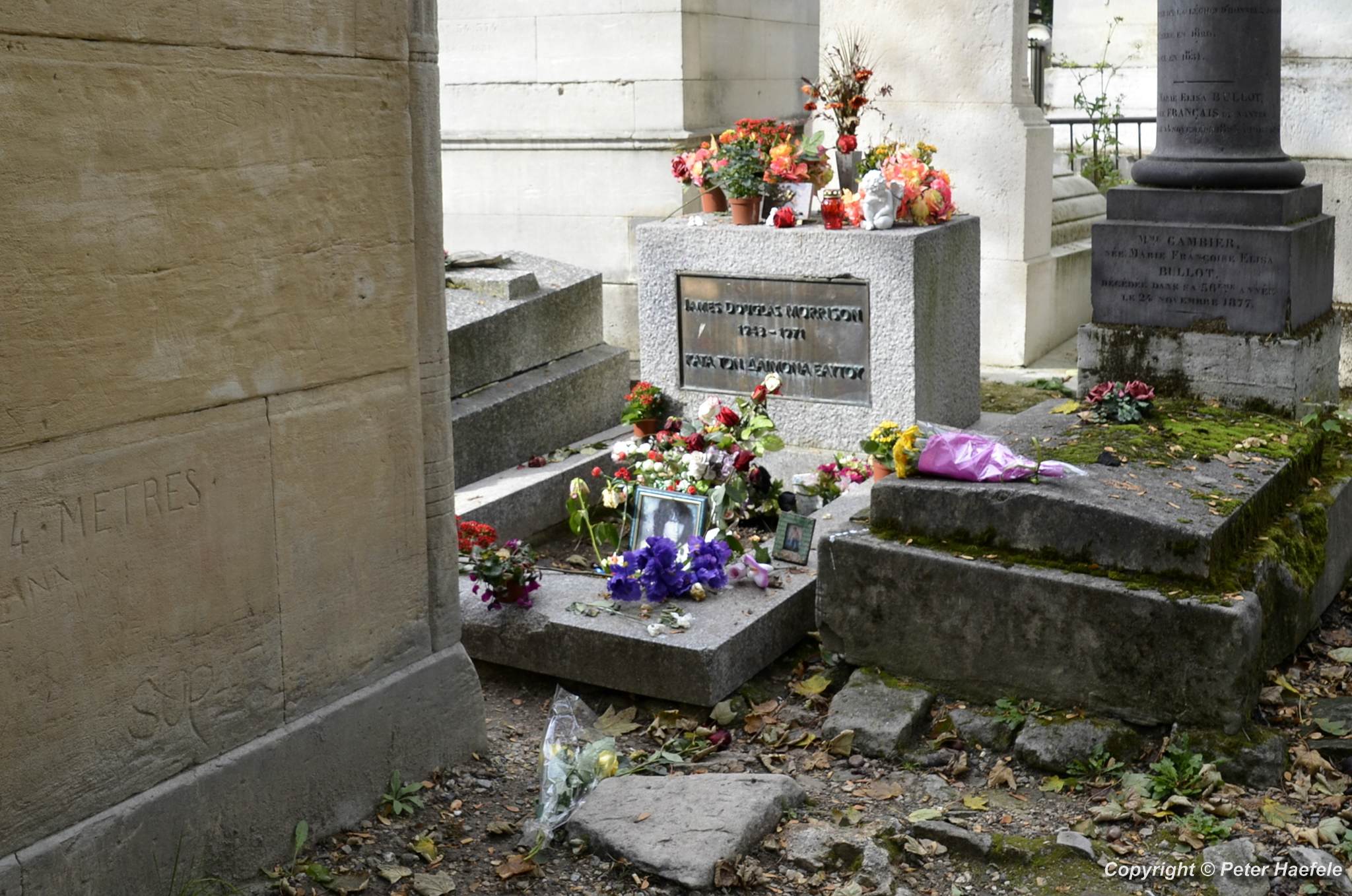 Das Grab von Jim Morrison - Père Lachaise, Paris, Frankreich - © Peter Haefele Fotografie
